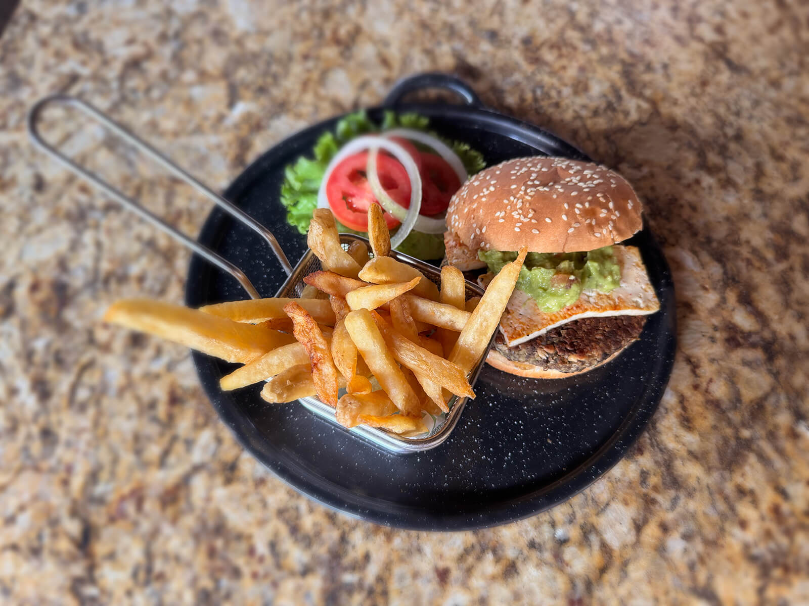 Hamburguesa vegana Casa Tequila®